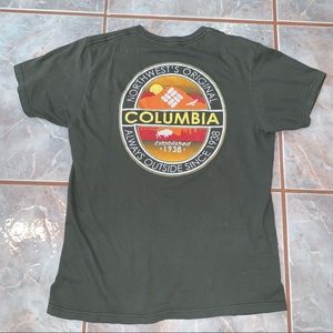 MENS COLUMBIA GRAPHIC T SHIRT MEDIUM